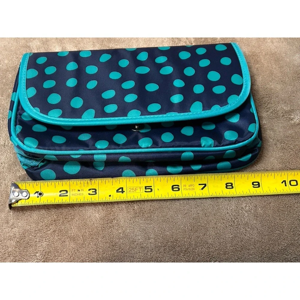 Thirty One Makeup Travel Cosmetics Toiletries Bag Case Mirror Organize